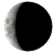 Waning Crescent, 24 days, 6 hours, 49 minutes in cycle