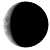 Waning Crescent, 25 days, 6 hours, 42 minutes in cycle